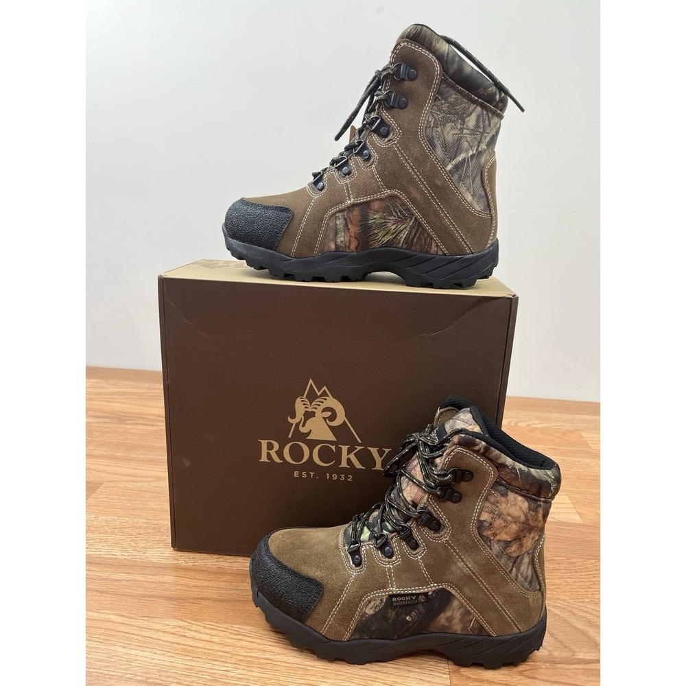 Rocky Kids Hunting Waterproof Camo Boots Size 3 NEW‎